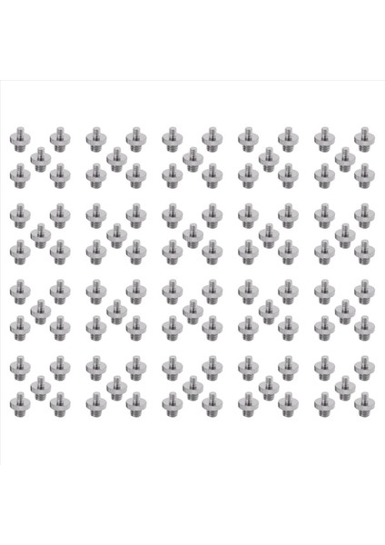 100 Adet 1/4 Inç Erkek Ila 1/4 Inç Erkek Metal Dişli Vida Adaptörü Tripod Vidalı Vidalı Vidalı Vidalı Vidalı Tripod (Yurt Dışından)