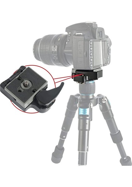 Manfrotto 200PL-14 + Hızlı Değişiklik Plakası Kelepçe Kamera Tripod Top Kafası Için 1/4 Inç Vidalı Kamera Hızlı Değişiklik Plakası (Yurt Dışından) fiyatları