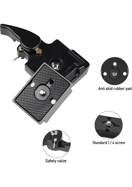 Manfrotto 200PL-14 + Hızlı Değişiklik Plakası Kelepçe Kamera Tripod Top Kafası Için 1/4 Inç Vidalı Kamera Hızlı Değişiklik Plakası (Yurt Dışından) fırsatları