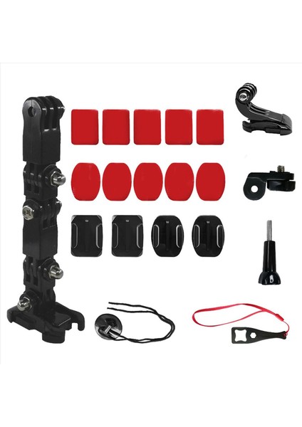 2x Motosiklet Kask Çene Montajı Gopro Kahraman Için Kavisli Yapışkan Kol 9 8 7 6 5 4 Aksiyon Kamera Aksesuarları (Yurt Dışından) fiyatları