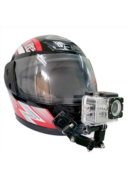 2x Motosiklet Kask Çene Montajı Gopro Kahraman Için Kavisli Yapışkan Kol 9 8 7 6 5 4 Aksiyon Kamera Aksesuarları (Yurt Dışından) indirimleri