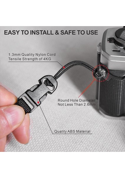 4 Adet Hızlı Serbest Bırakma Kamera Kayışı Qd Döngüler Konnektör Adaptör Kamera Dijital Kameralar Için Hızlı Sürüm Klibi Dürbün (Yurt Dışından) fırsatları