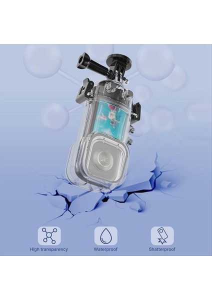 Insta 360 X3 Su Geçirmez Kılıf Için Eylem Kamera Aksesuarları Dalış Kılıfı 50 Metre Panoramik Kamera Koruyucu Kılıf (Yurt Dışından) modelleri