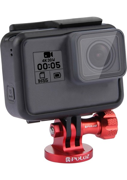 Gopro Kahramanı Için Go Pro Kamera Tripod Montaj Adaptörü Için 2x Puluz 4 Oturum 4 3+3 2 1 Xiaomi Yi SJ4000 SJ5000 (Kırmızı) (Yurt Dışından) fiyatları