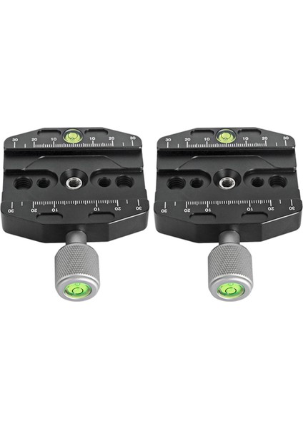 Arca Swiss Manfrotto Gitzo Tripod Balo Kafası Için 2x Bexin QR-70N Kelepçe Hızlı Serbest Bırakma Plakası (Yurt Dışından)