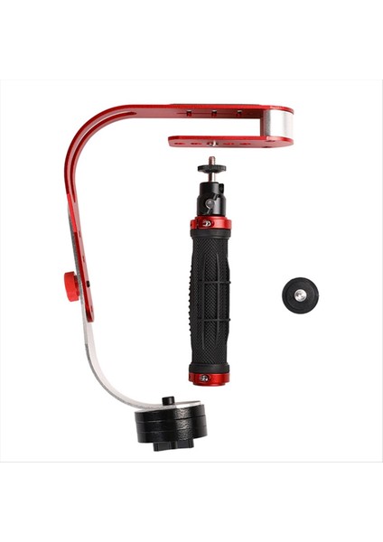 Dslr Kameralar Kamera Taşınabilir Yay Şeklinde Handheld Sabit Video Çalkalama Karşıtı Denge Dengeleyicisi Kırmızı (Yurt Dışından) indirimleri