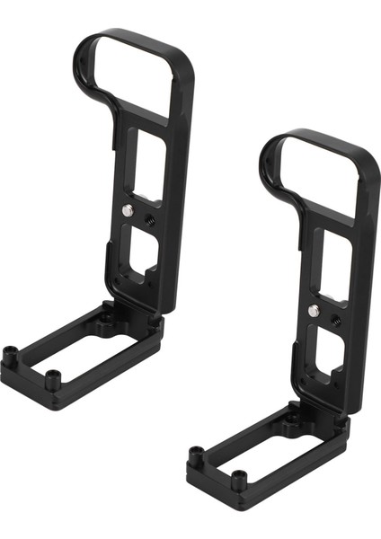 2x Hızlı Bırakma L Plaka/braket Taban Tutucu El Kavrama Nikon Z Z6 Z7 Arca Swıss Rrs Uyumlu Dikey Kartı Siyah (Yurt Dışından)
