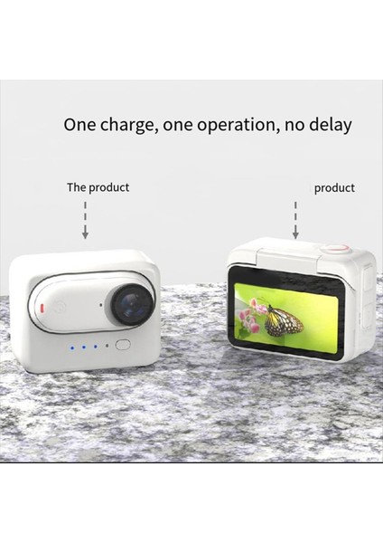 INSTA360 Go3 Başparmak Kamera Şarj Modülü Butler Harici Pil Çok Fonksiyonlu Kamera Şarj Kılıfı (Yurt Dışından) fırsatları