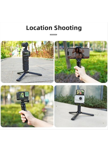 Mini Tripod Cep Kamera Masaüstü Stand Tutucu Selfie Sticks Djı Osmo Cep 3 Gimbal Aksesuarları L (Yurt Dışından) modelleri