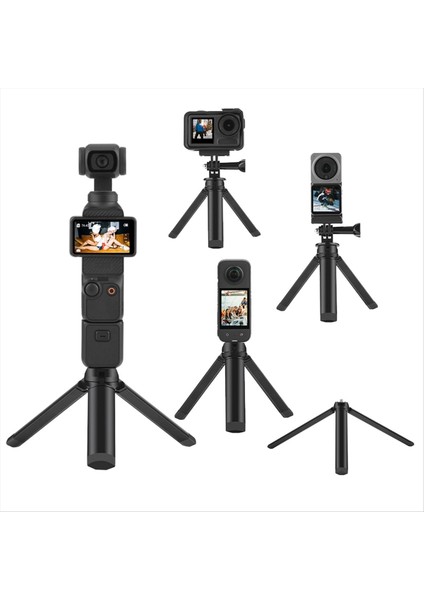 Mini Tripod Cep Kamera Masaüstü Stand Tutucu Selfie Sticks Djı Osmo Cep 3 Gimbal Aksesuarları L (Yurt Dışından) indirimleri