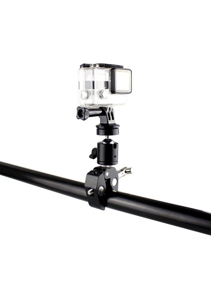 2x Dslr Ball Head Shoe Montaj Kamera Top Montaj Kelepçesi 1/4 Inç -20 Tripod Başı Sıcak Ayakkabı Adaptörü ve Serin Süper Kelepçe (Yurt Dışından) modelleri