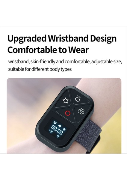 Smart Kablosuz Uzaktan Kumanda Su Geçirmez Kamera Kontrolörü Go Pro Hero 8/9/10 Max Max Ruter Bluetooth Uyumlu (Yurt Dışından) fiyatları