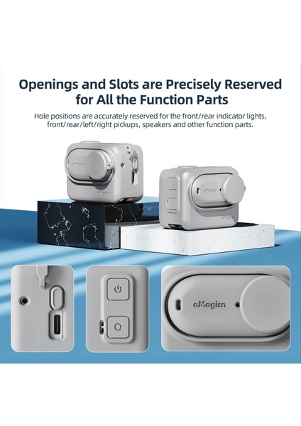 INSTA360 Go 3 Vücut Silikon Kapak Koruma Korusu Koruyucu Gövde Kılıfı INSTA360 Go 3 Aksesuar Mavi (Yurt Dışından) indirimleri