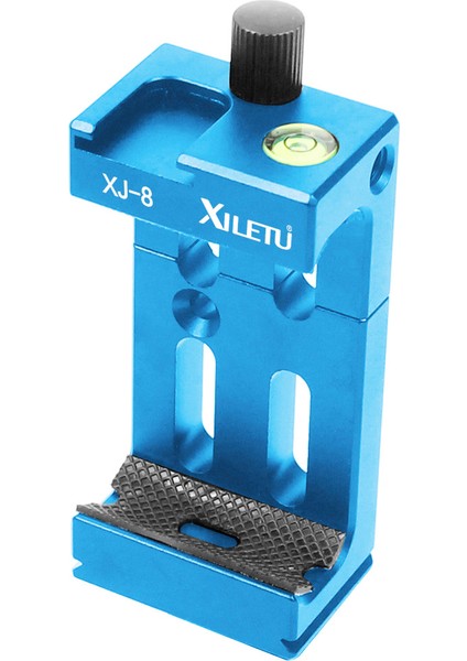 Xıletu Xj-8 Tripod Kafa Braketi Cep Telefonu Tutucu Klibi Telefon Flashlight Mikro Telefon Ruh Seviyesi ve Soğuk Ayakkabı Dağı Mavisi (Yurt Dışından)