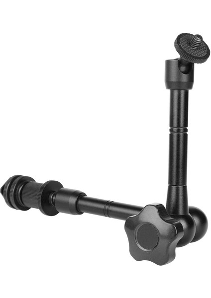 Sihirli Kol 11 Inç Eklemli Kol Sıcak Ayakkabı Montajı ve 1/4 Inç Tripod Vidalı Sihir Sürtünme Dslr Kamera Monitörü LED LCD Işıklar Dv Monitör Flaş Işıkları Mikrofon (Yurt Dışından) fırsatları