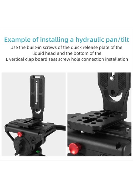 Katlanabilir Evrensel Kamera L Braket Atış Sürümü L Plaka 1/4 Vidalı Kanon Nikon Sony Osmo Ronin Zhiyun Için Uyumlu (Yurt Dışından) indirimleri