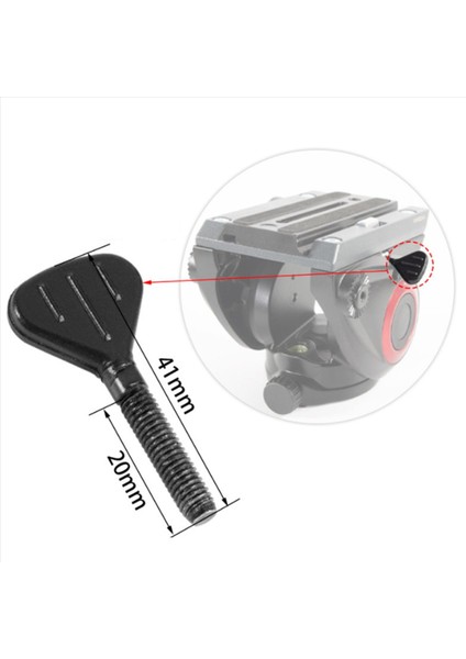 3x Hızlı Serbest Bırakma Plakası Kilitleme Vidası Manfrotto MVH500AH Hidrolik Pan/eğim Paneli Kontrol Vidası Için Uygundur (Yurt Dışından) modelleri