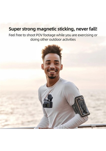 Telesin Evrensel Kamera Montaj Manyetik Boyun Tutucu Kamera Montajı Gopro Hero 11 Mini 10 9 8 7 INSTA360 X3 (Yurt Dışından) fırsatları