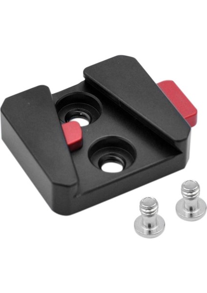 2x 1/4 Universal V Monte Pil Hızlı Serbest Bırakma Plakası Adaptörü Aksesuarları Taşınabilir Tek Taban Tüm Ptz ve Kamera (Yurt Dışından) fiyatları
