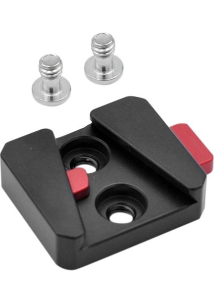 2x 1/4 Universal V Monte Pil Hızlı Serbest Bırakma Plakası Adaptörü Aksesuarları Taşınabilir Tek Taban Tüm Ptz ve Kamera (Yurt Dışından) modelleri