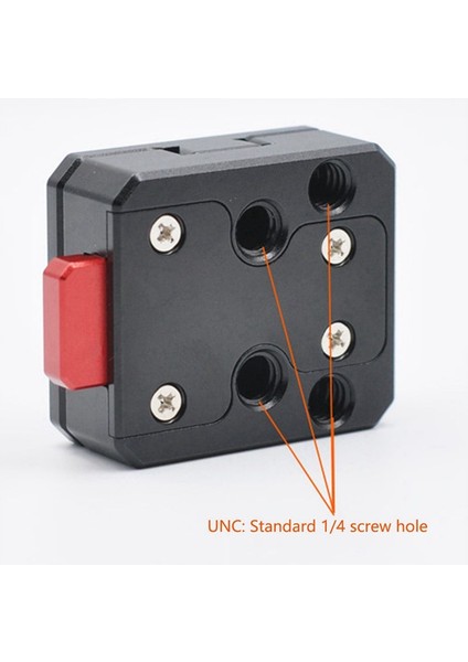 2x 1/4 Universal V Monte Pil Hızlı Serbest Bırakma Plakası Adaptörü Aksesuarları Taşınabilir Tek Taban Tüm Ptz ve Kamera (Yurt Dışından) fırsatları