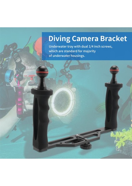 Sualtı Kameraları Için Alüminyum Alaşım Tepsisi Stabilizatör Dalış Kamera Braketi (Yurt Dışından) indirimleri
