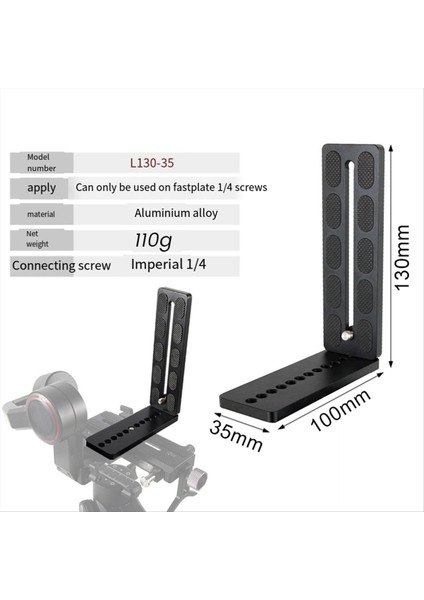 Dikey Atış L Plaka Dslr Kamera Hızlı Bırakma L Plaka Dslr Kamera Tripod Top Kafası Için Plaka Montaj Braketi (Yurt Dışından) indirimleri