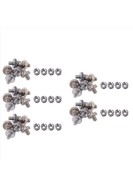 50 Adet 1/4 Inç ve 3/8 Inç Kamera Vidalı Adaptör Dönüştürücü Dişli Montajlı Montaj Seti Tripod Monopod Ballhead Işık Standı (Yurt Dışından)