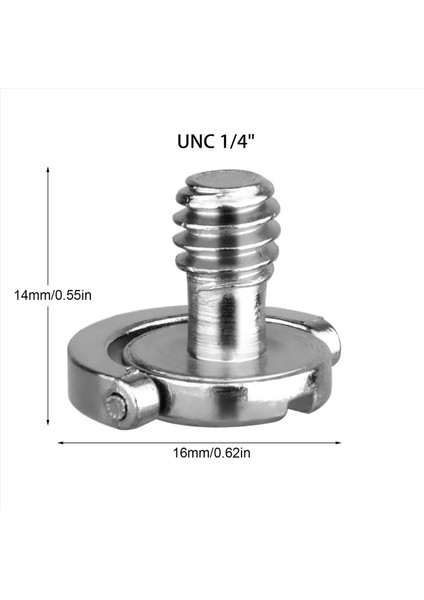 15 Paket 1/4inch Hızlı Serbest Bırakma Plakası Montaj Vidası D-Ring D Mil Qr Vidalı Adaptör Dslr Kamera Için (Yurt Dışından) indirimleri