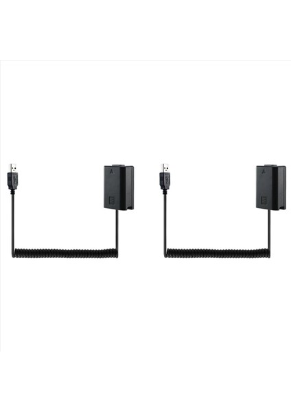 2x USB Şarj Kablosu NP-FW50 Sony A7 A7R A7S A7II A7S2 A7M2 A7R2 A6500 A6300 Dc Kullanıcı (Yurt Dışından)