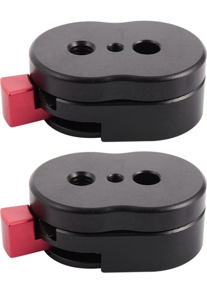 2x Saha Monitörü LCD Monitör Için Hızlı Serbest Bırakma Plakası Sihirli Kol LED Işık Kamera Kamera Kamera Teçhizatı 1/4 Inç Vidalı Delik (Yurt Dışından)