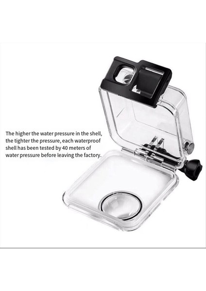 Gopro Max Su Geçirmez Dalış Muhafazaları Için Go Pro 360 Panoramik Kamera Dalış Kılıfı Kabuk Koruyucu Kapak Kutusu (Yurt Dışından) modelleri
