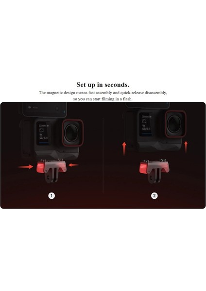 INSTA360 Ace Pro / Ace Standart Montaj Aksesuarları Için Insta 360 Ace Pro / Ace Manyetik Adaptörü Için (Yurt Dışından) fiyatları