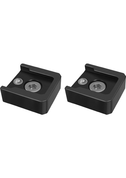 2x Sıcak Ayakkabı Adaptörü 1/4 Vida Güvenliği 360 Dslr Kamera Teçhizat Mikro Monitörü Flaş Işık Soğuk Ayakkabı Montajı Tip A (Yurt Dışından)