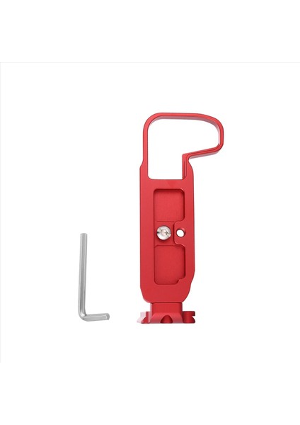 Canon Eos Rp Dikey Hızlı Bırakma L Plaka Braketi Tutucu El Kavrama Taban Kırmızı (Yurt Dışından)