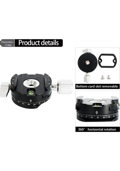 Mini Kamera Kelepçesi Qr Kelepçesi 360 Derece Spin Panoramik Kelepçe Dslr Hızlı Serbest Bırakma Arca Isviçre Nokta Kamerası Için Montaj Adaptörü (Yurt Dışından) indirimleri