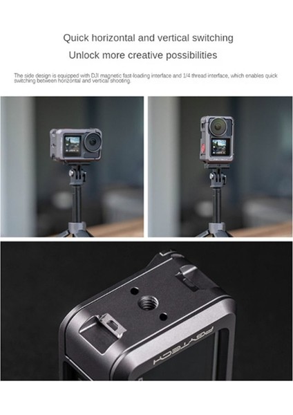 Djı Osmo Action Için Pgytech 4 Metal Tavşan Kafesi Alüminyum Genişleme Çok Fonksiyonlu Koruyucu Çerçeve (Yurt Dışından) indirimleri