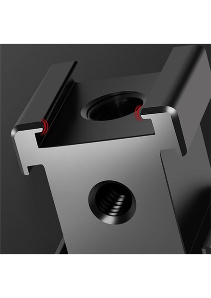 Video Kameralar Veya Dslr Kamera Aksesuarı Için Üçlü Soğuk Ayakkabı Montajı ile Soğuk Sıcak Ayakkabı Uzatma Braketi Uzatma Montajı (Yurt Dışından) indirimleri