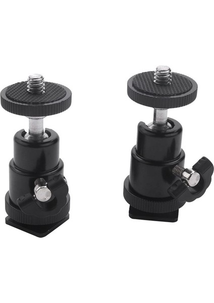 Sıcak Ayakkabı Montajı Adaptörü ile Mini Top Kafası [6 Paket] 360 Derece 1/4 Inç Küçük Top Kafaları Hafif Mikro Ballhead (Yurt Dışından) fiyatları