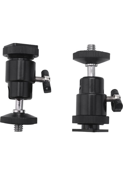 Sıcak Ayakkabı Montajı Adaptörü ile Mini Top Kafası [6 Paket] 360 Derece 1/4 Inç Küçük Top Kafaları Hafif Mikro Ballhead (Yurt Dışından) indirimleri