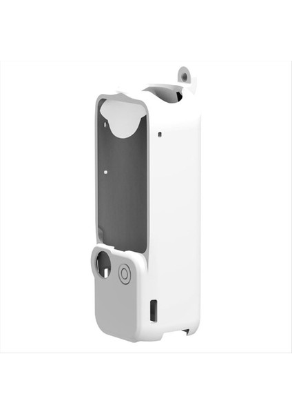 Djı Osmo Pocket3 Silikon Koruyucu Kılıf ve Cep Kamerası Silikon Koruyucu Kılıf Beyaz Düşmeyi Önlemek (Yurt Dışından)