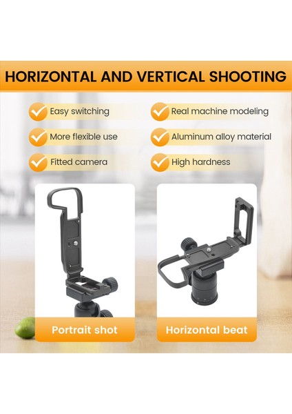 Canon Eos Rp Dikey Hızlı Bırakma L Plaka Braketi Tutucu El Kavrama Taban Siyah (Yurt Dışından) indirimleri