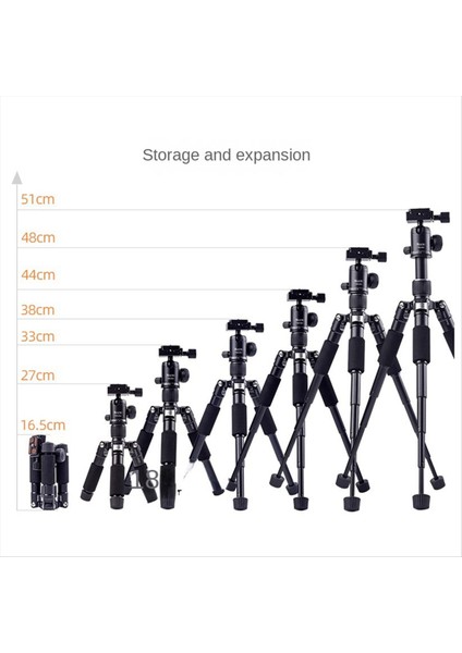 Xiletu Mini Masaüstü Tripod Taşınabilir Slr Kamera Tripod Cep Telefonu Düz Yayın Fotoğrafı Stand Black (Yurt Dışından) fırsatları
