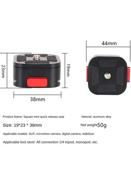 Hızlı Bırakma Plakası 38MM Kelepçe Montaj Plakası Dslr Eylem Kamerası Tripod Adaptörü Için Kelepçe Adaptörü (Yurt Dışından) fiyatları