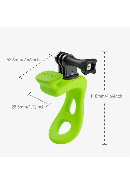 Gopro Için Telesin Çok Fonksiyonlu Elastik Kayış Hareketi Sabitleme Braketi Çok Fonksiyonlu Silikon Elastik Mini Q Braketi Gri (Yurt Dışından) fırsatları