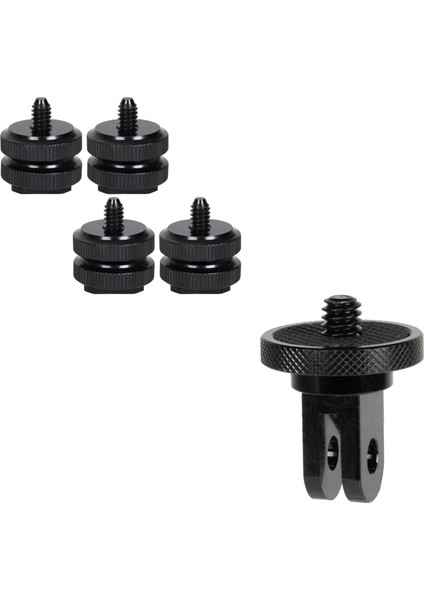 Kamera Sıcak Ayakkabı Montajı 1/4 Inç-20 Tripod Vidalı Adaptör Gopro Ekosistemi Için Kamera Montaj Adaptörü ile (Yurt Dışından) indirimleri