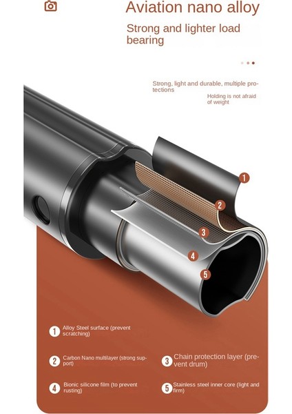 P185 Alüminyum Alaşım 1 6m El Taşıyıcı Zemin Teleskopik Kutup Quadrupod Cep Telefonu Bluetooth Selfie Stick-B (Yurt Dışından) fiyatları