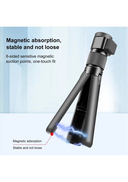 Rotary Tutam Masaüstü Tripod INSTA360 X3 Zaman Denetleyicisi 110CM 5 Bölüm Selfie Stick Monopod-A (Yurt Dışından) fırsatları