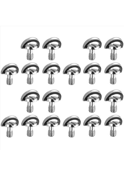 20 Paket 1/4inch Hızlı Serbest Bırakma Plakası Montaj Vidası D-Ring D Mil Qr Vidalı Adaptör Dslr Kamera Için (Yurt Dışından)