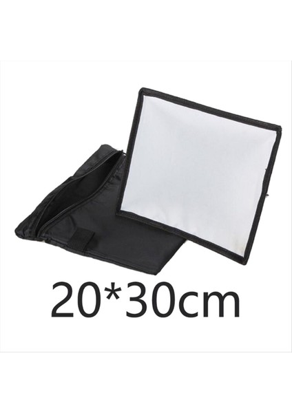 Dslr Kamera Için Evrensel Harici Flaş Kapağı Dolgu Işık Taşınabilir Mini Softbox Çatı Flaş 20X30CM Yumuşak Kapak (Yurt Dışından) fiyatları